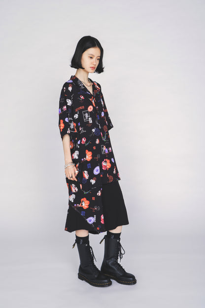 S'YTE X KAZUO KAMIMURA-ICONIC CHARACTER ALL-OVER PRINT SHORT PANTS