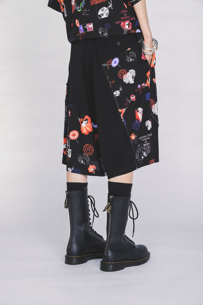 S'YTE X KAZUO KAMIMURA-ICONIC CHARACTER ALL-OVER PRINT SHORT PANTS
