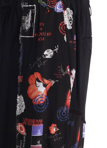 S'YTE X KAZUO KAMIMURA-ICONIC CHARACTER ALL-OVER PRINT SHORT PANTS
