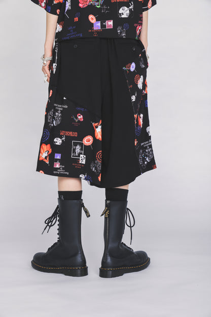 S'YTE X KAZUO KAMIMURA-ICONIC CHARACTER ALL-OVER PRINT SHORT PANTS