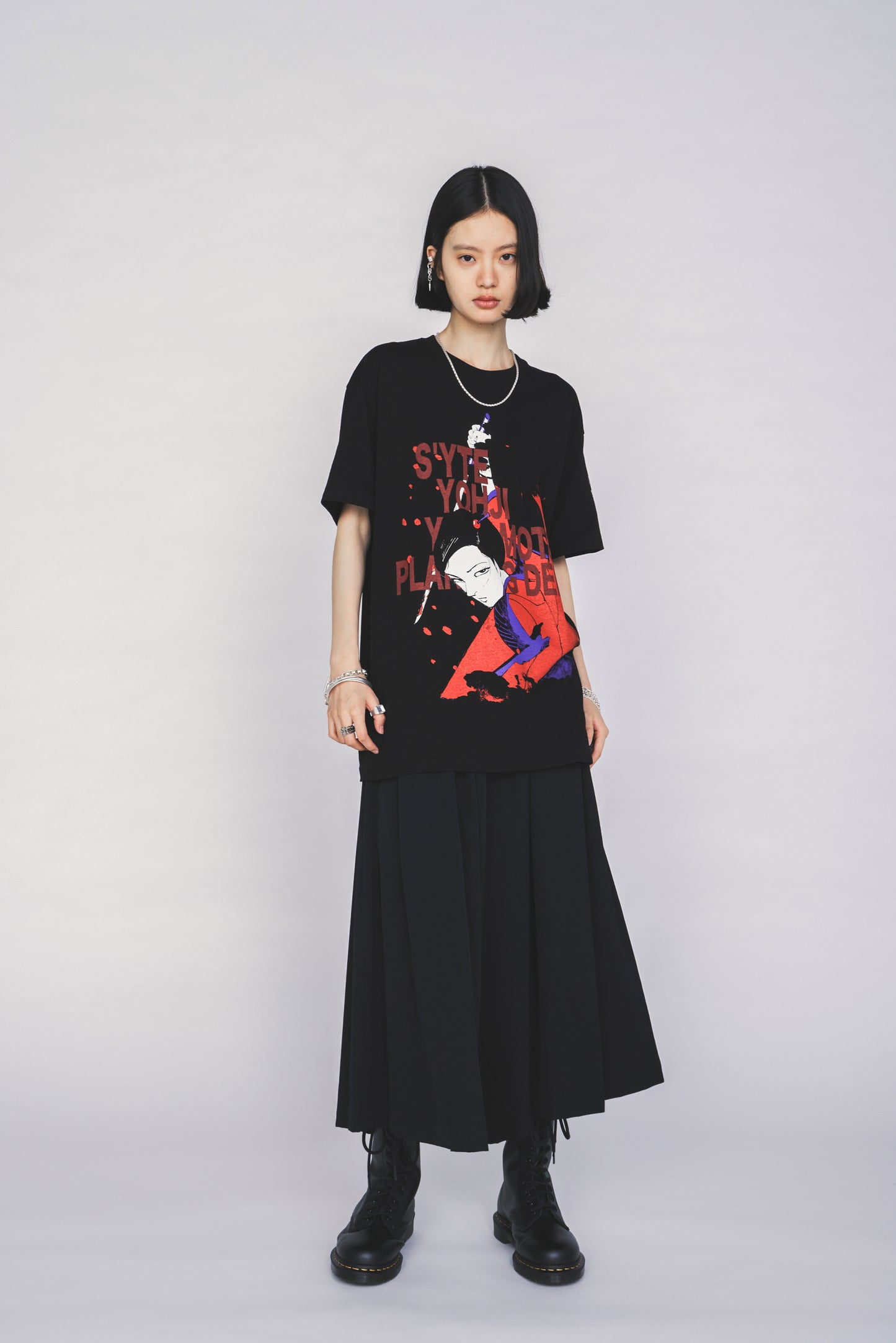 S'YTE X KAZUO KAMIMURA-LADY SNOWBLOOD PRINT T-SHIRT