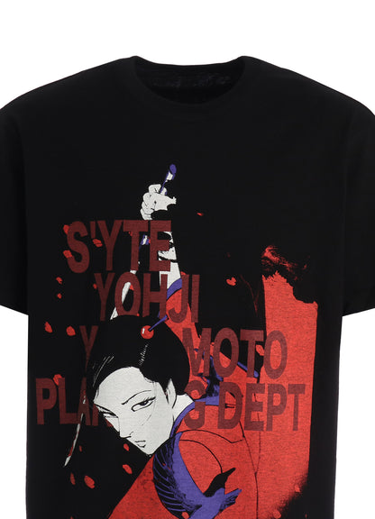 S'YTE X KAZUO KAMIMURA-LADY SNOWBLOOD PRINT T-SHIRT