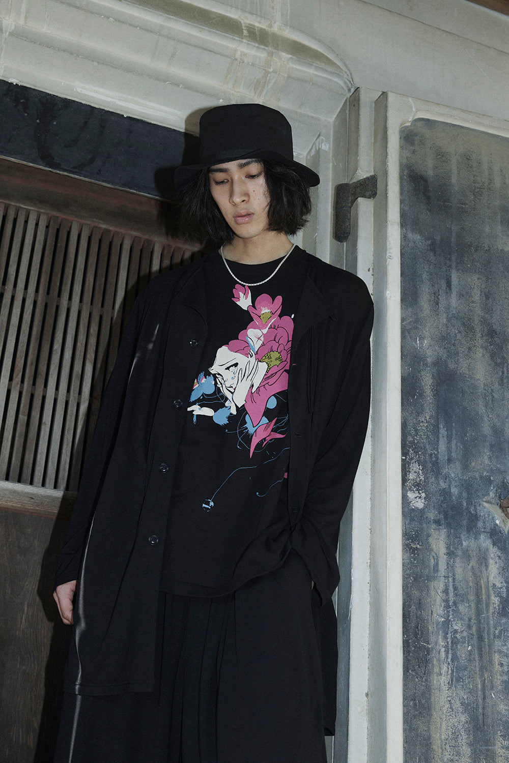 S'YTE X KAZUO KAMIMURA-DOUSEI JIDAI PRINT T-SHIRT