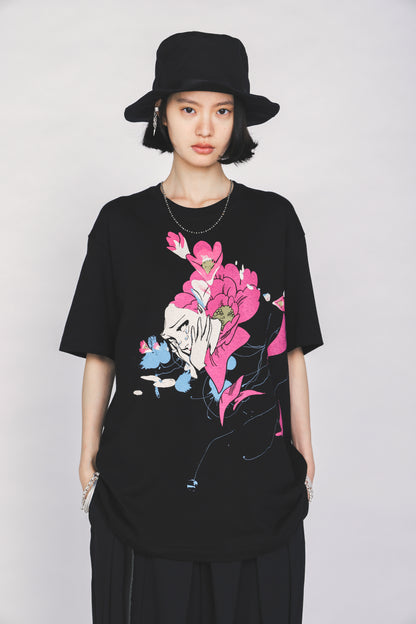 S'YTE X KAZUO KAMIMURA-DOUSEI JIDAI PRINT T-SHIRT
