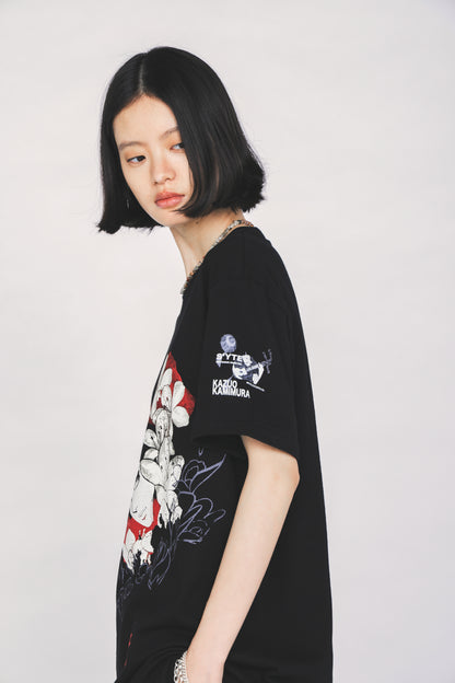S'YTE X KAZUO KAMIMURA-SEISHUN YOKOCHO PRINT T-SHIRT