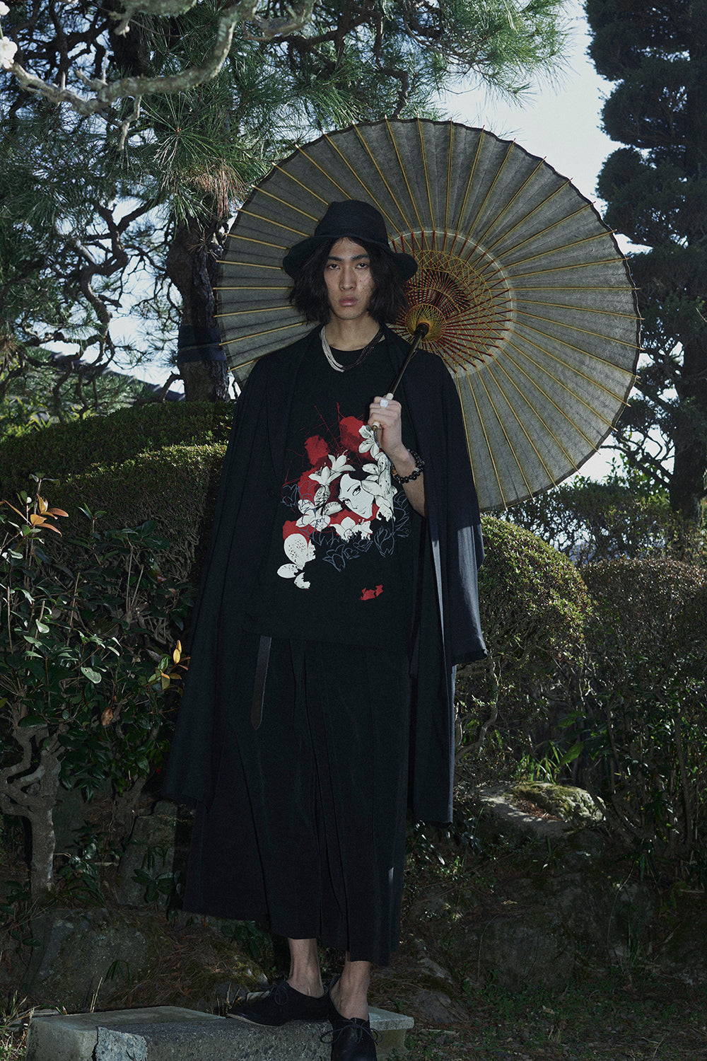 S'YTE X KAZUO KAMIMURA-SEISHUN YOKOCHO PRINT T-SHIRT