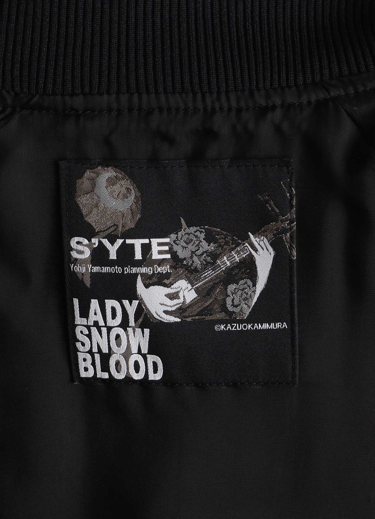 S'YTE X KAZUO KAMIMURA-LADY SNOWBLOOD EMBROIDERED BOMBER JACKET