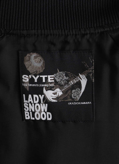 S'YTE X KAZUO KAMIMURA-LADY SNOWBLOOD EMBROIDERED BOMBER JACKET