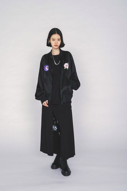 S'YTE X KAZUO KAMIMURA-LADY SNOWBLOOD EMBROIDERED BOMBER JACKET