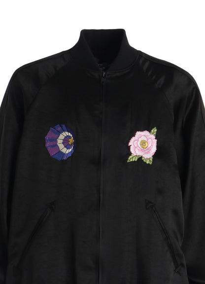 S'YTE X KAZUO KAMIMURA-LADY SNOWBLOOD EMBROIDERED BOMBER JACKET