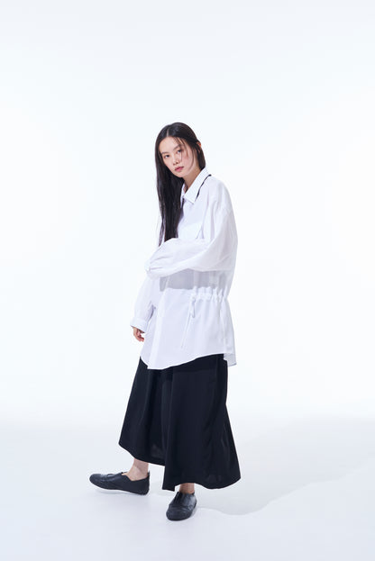 COTTON BROAD CLOTH MODS COAT-INSPIRED SHIRT