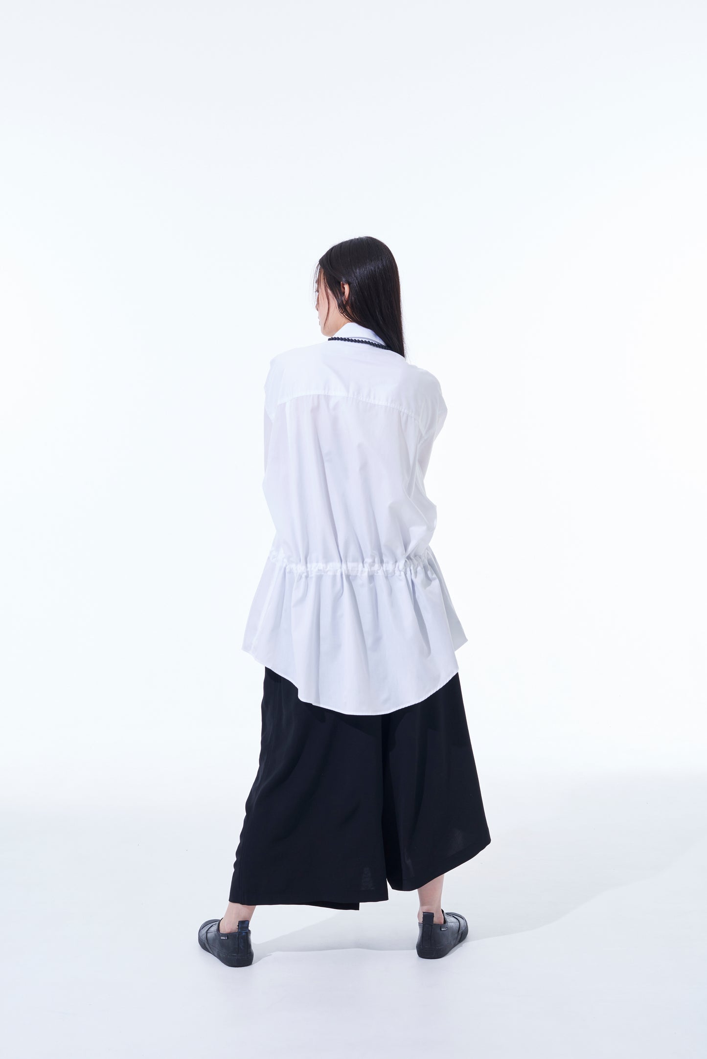 COTTON BROAD CLOTH MODS COAT-INSPIRED SHIRT