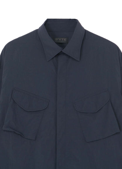 NYLON TAFFETA MODS COAT-INSPIRED SHIRT