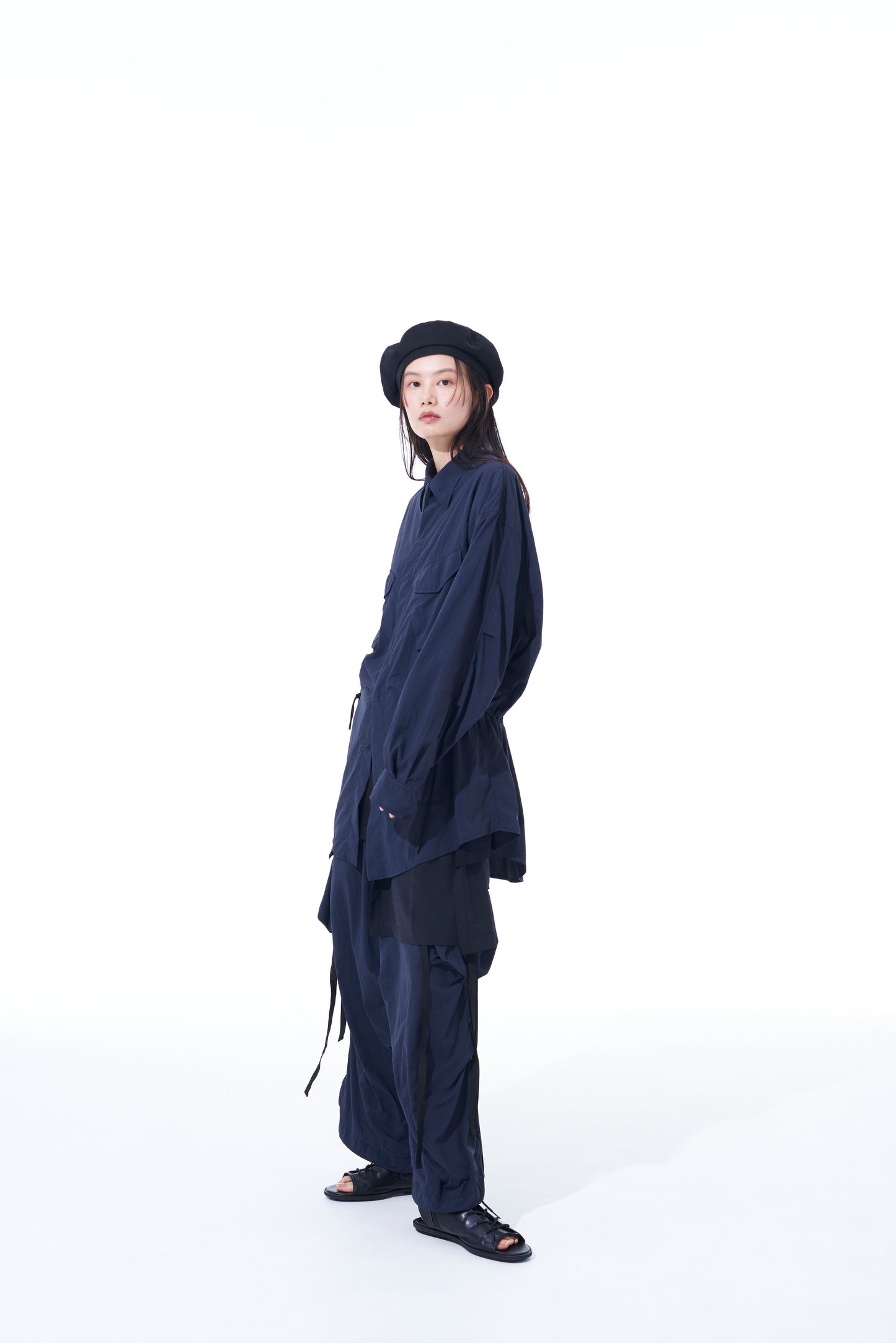 NYLON TAFFETA MODS COAT-INSPIRED SHIRT