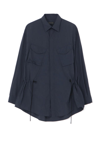 NYLON TAFFETA MODS COAT-INSPIRED SHIRT