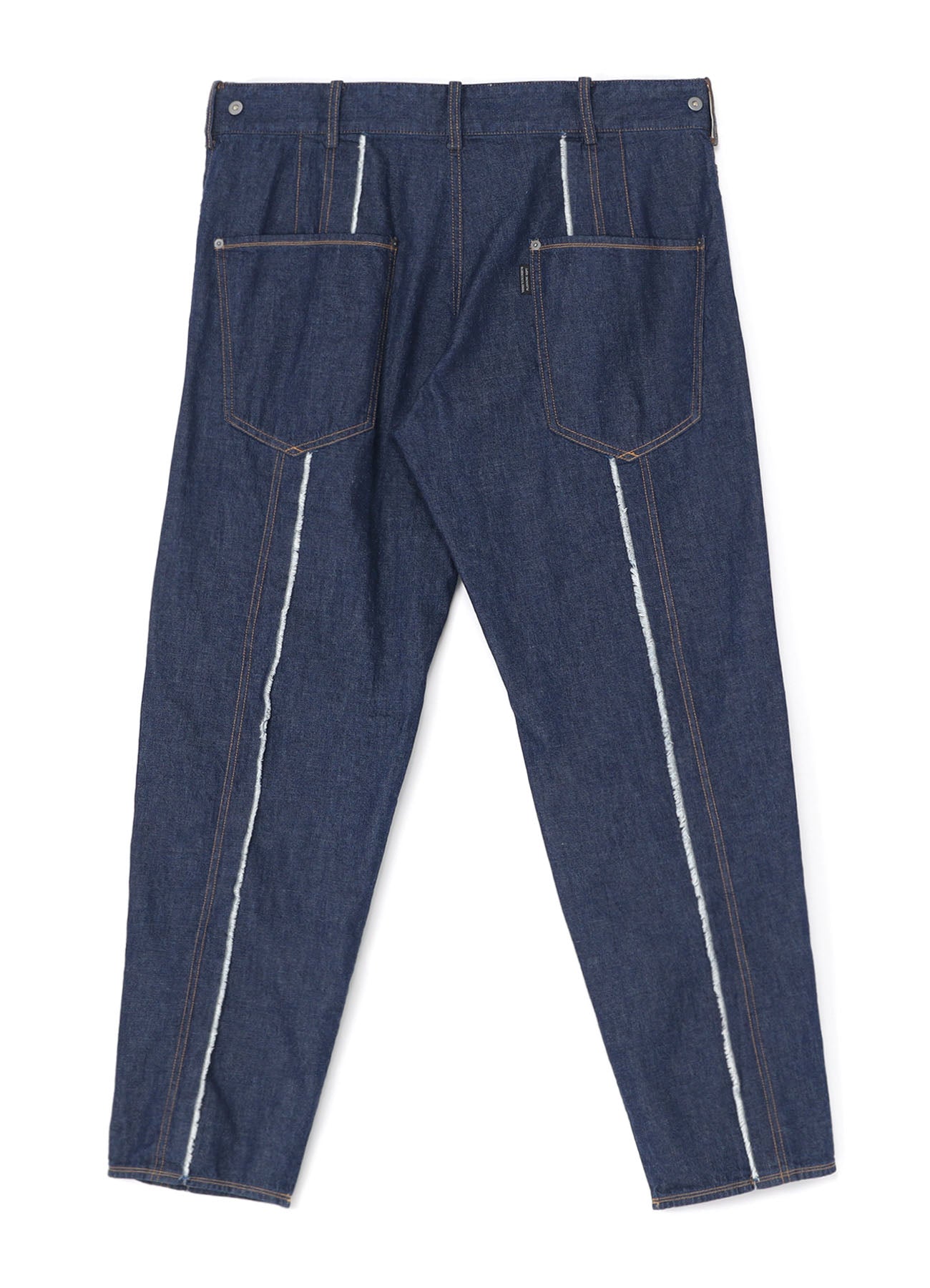 8OZ DENIM PANTS WITH RIPPED LINE DETAIL