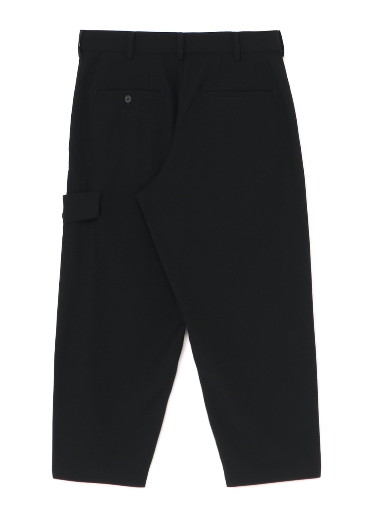 POLYESTER GABARDINE PANTS WITH KNEE FLAP POCKETS