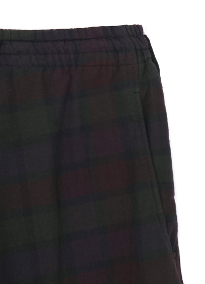 INDIAN MADRAS CHECK TIE-DIE BALLOON SARUEL PANTS