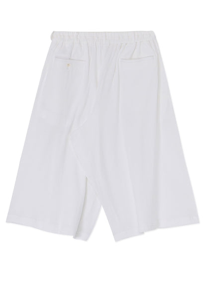 DOUBLE-FACE COTTON JERSEY CULOTTE PANTS