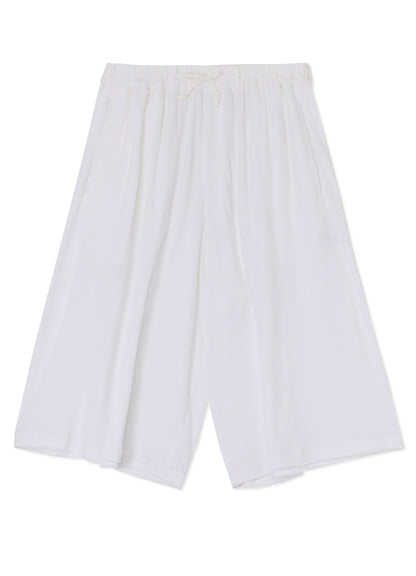 DOUBLE-FACE COTTON JERSEY CULOTTE PANTS