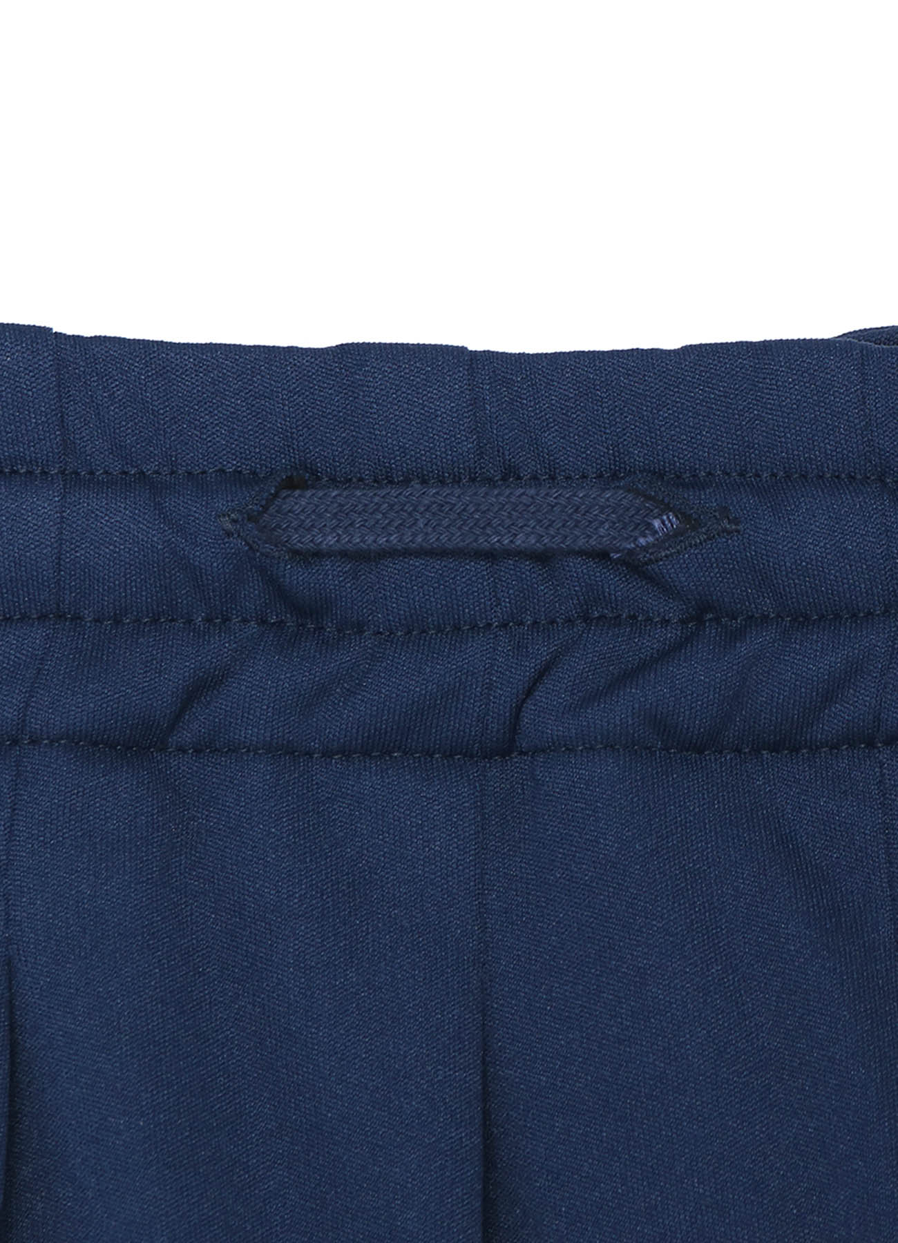 HIGH-GAUGE POLYESTER SMOOTH JERSEY  PANTS WITH RIBBED HEMS