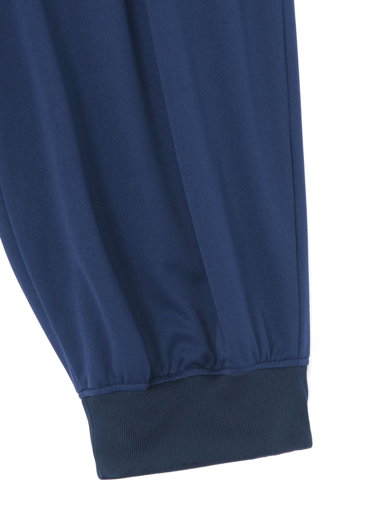 HIGH-GAUGE POLYESTER SMOOTH JERSEY  PANTS WITH RIBBED HEMS