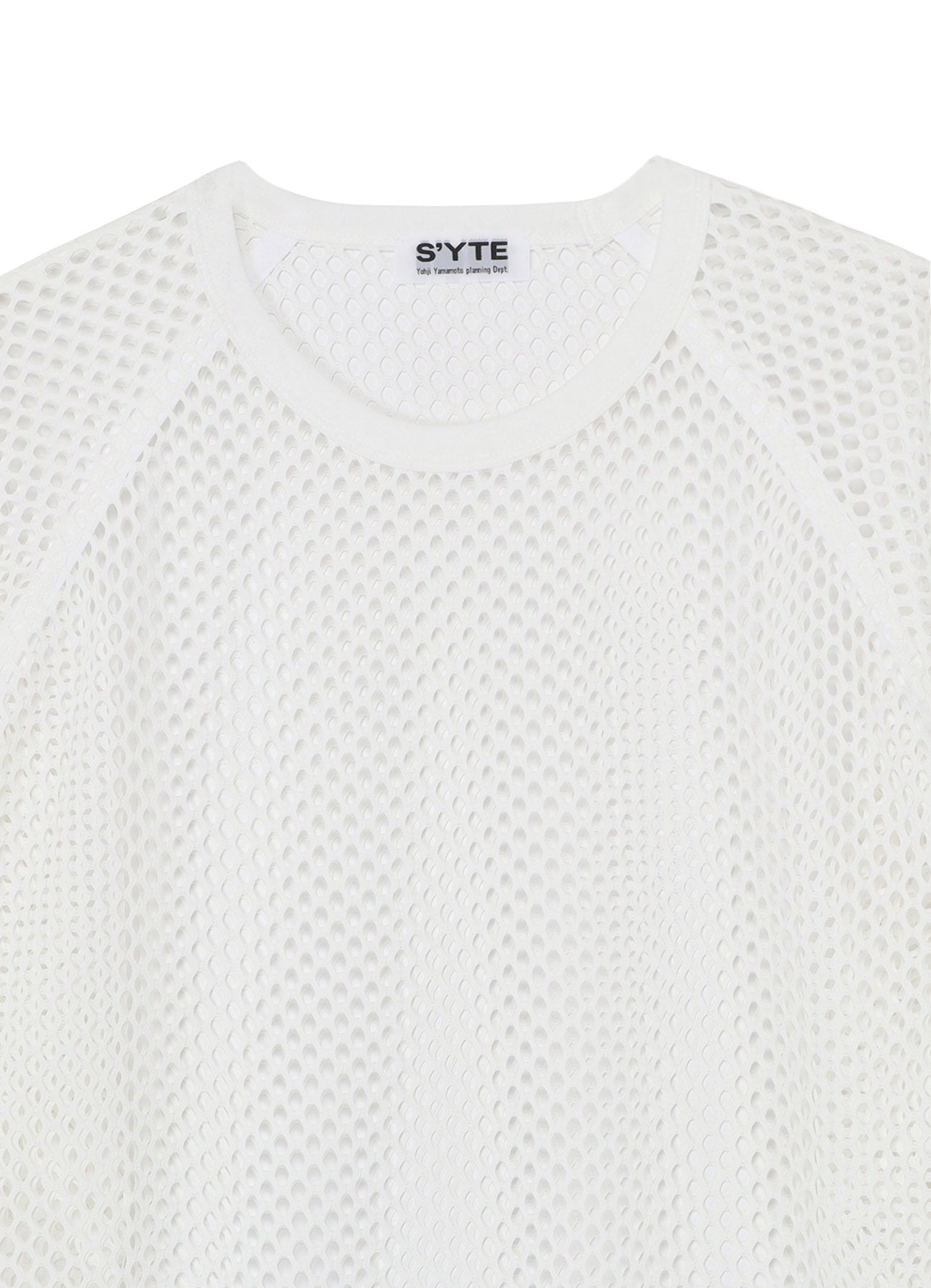 HONEYCOMB MESH BIG RAGLAN SLEEVE PULLOVER