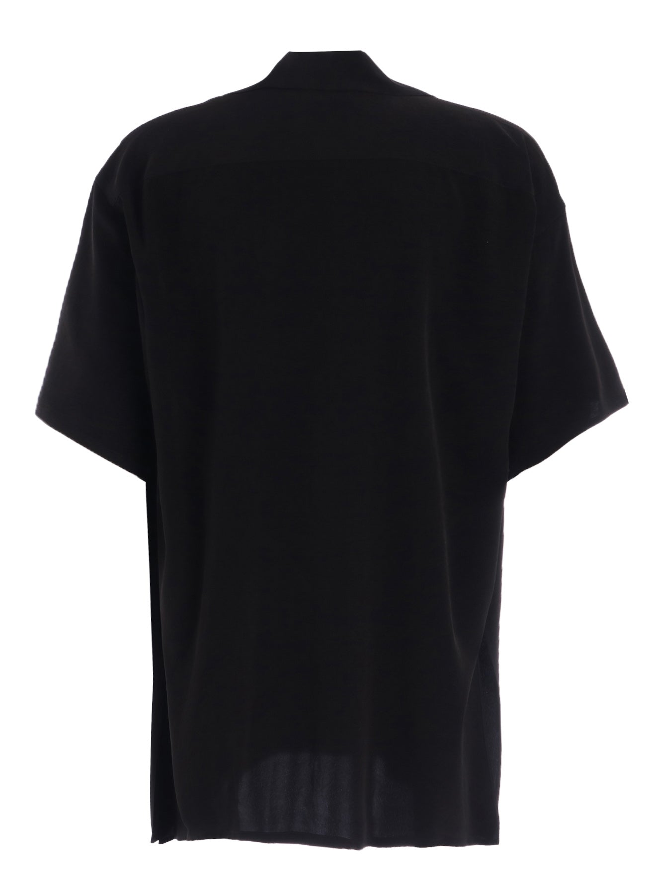 CREPE de CHINE BIG POCKET OPEN COLLAR SHIRTS