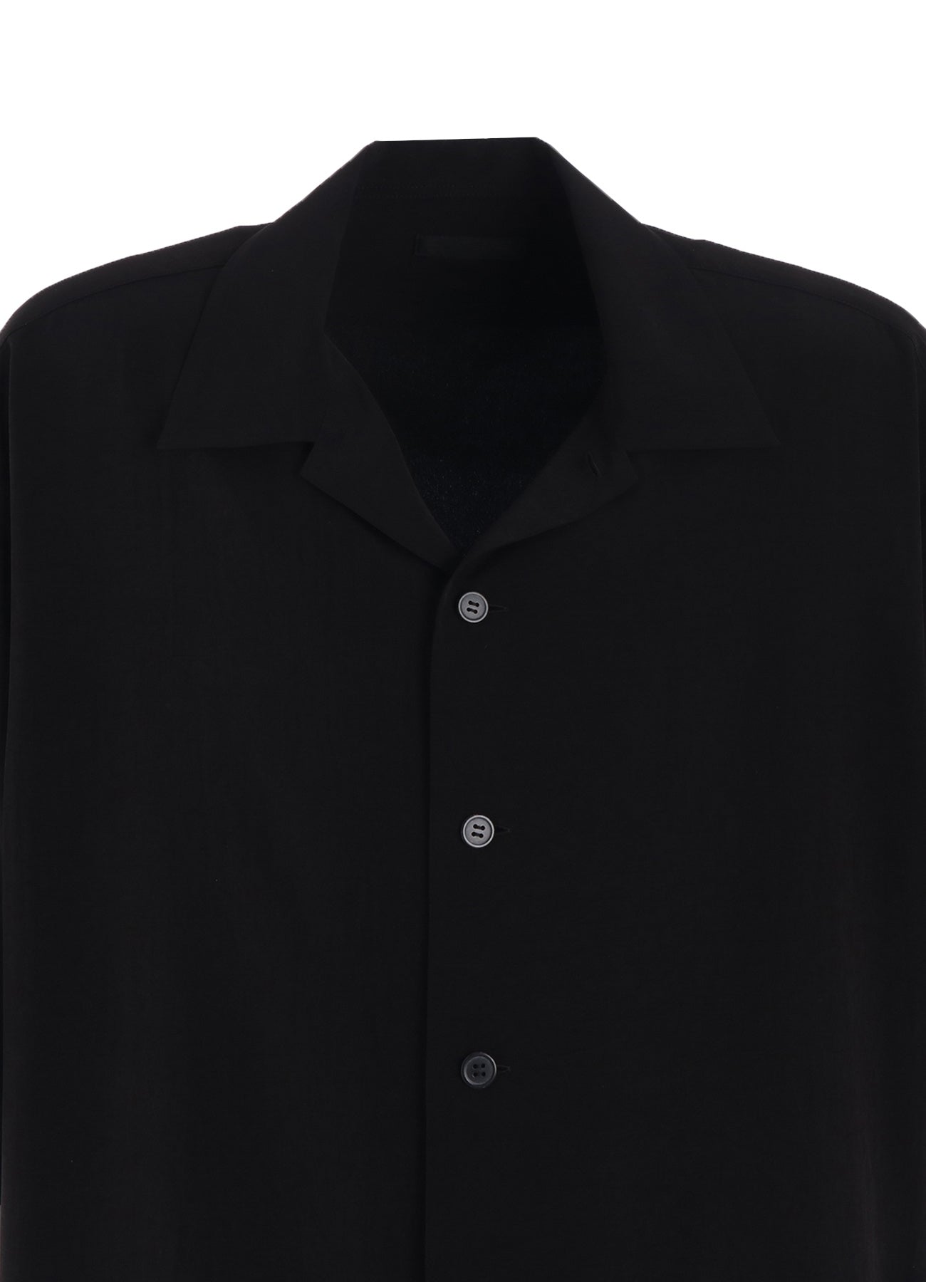 CREPE de CHINE BIG POCKET OPEN COLLAR SHIRTS
