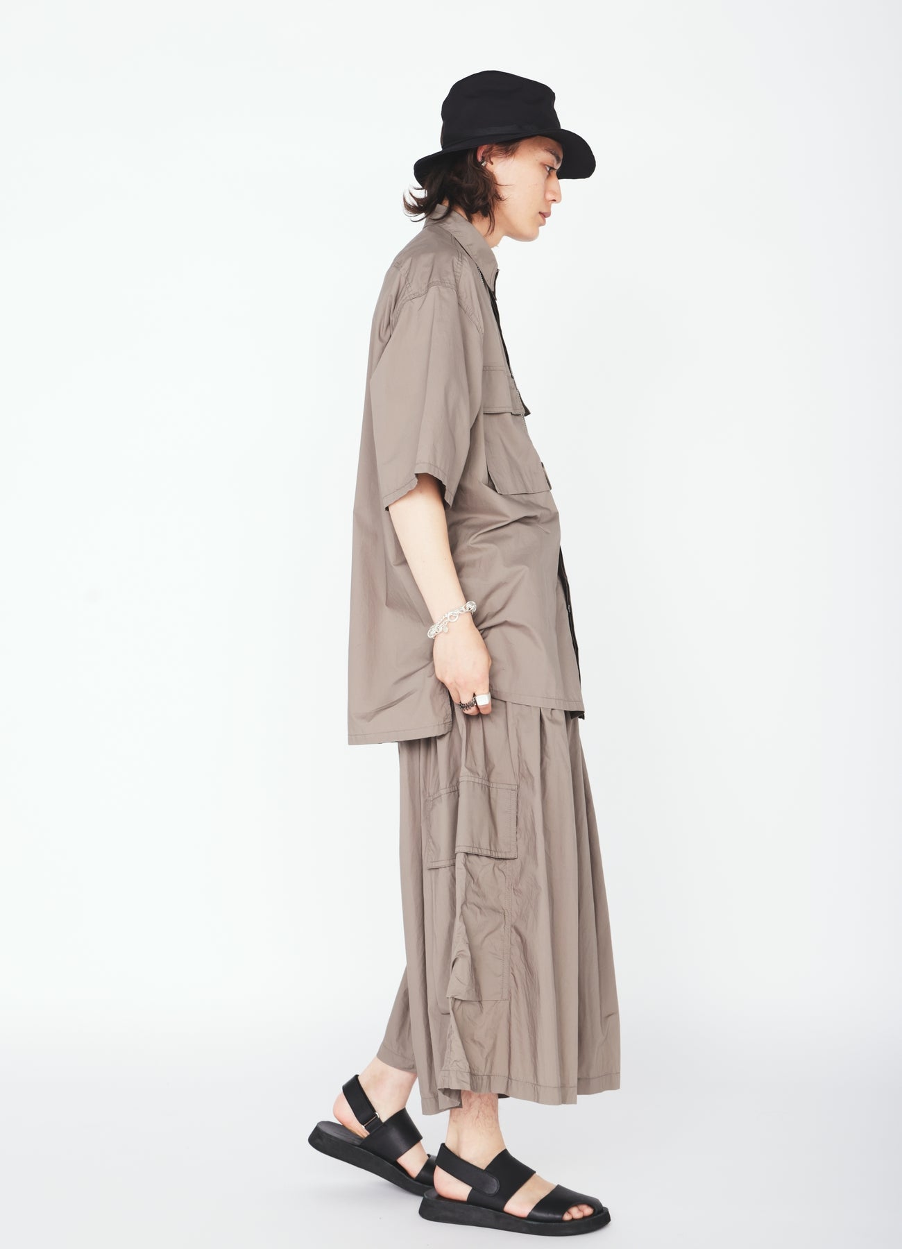 COTTON TYPEWRITER SHORT-SLEEVE SHIRT