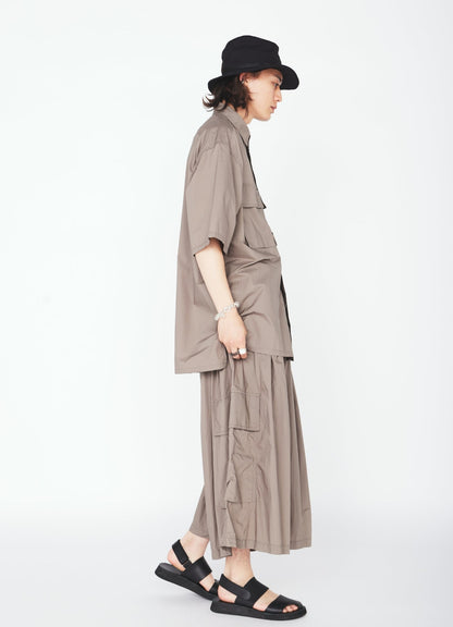COTTON TYPEWRITER SHORT-SLEEVE SHIRT