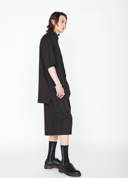 COTTON TYPEWRITER SHORT-SLEEVE SHIRT