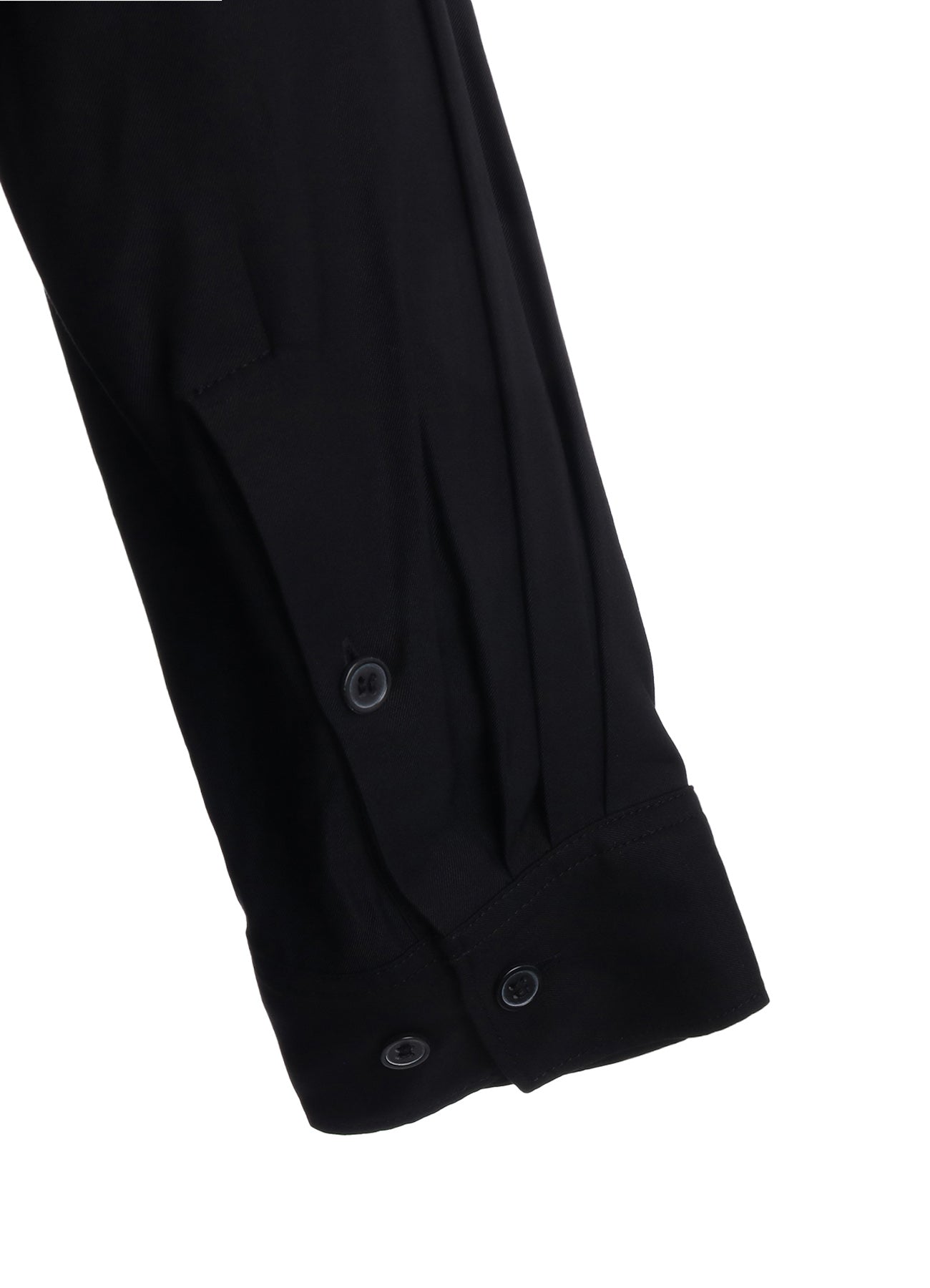 RAYON TWILL LAYERED‑COLLAR SHIRT