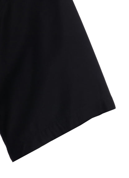 RAYON TWILL SHORT‑SLEEVE OPEN COLLAR SHIRT
