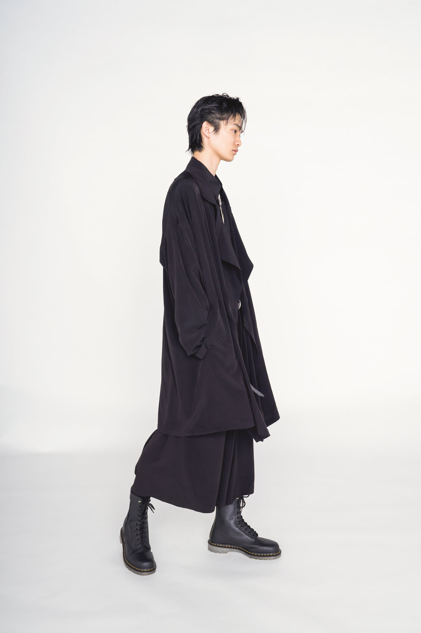 CREPE de CHINE ‌DRAPE COAT