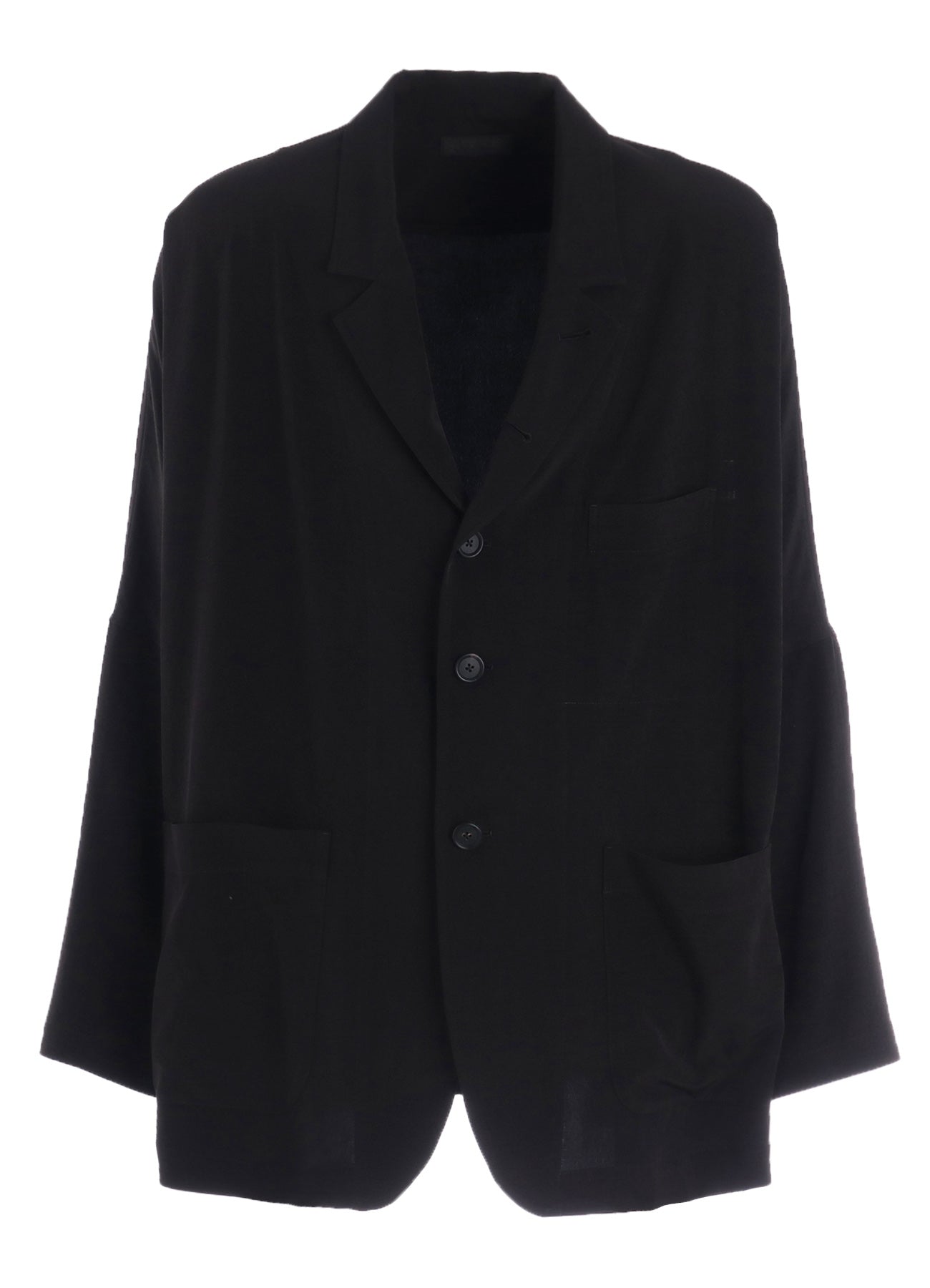 CREPE de CHINE RAGLAN SLEEVE JACKET – THE SHOP YOHJI YAMAMOTO