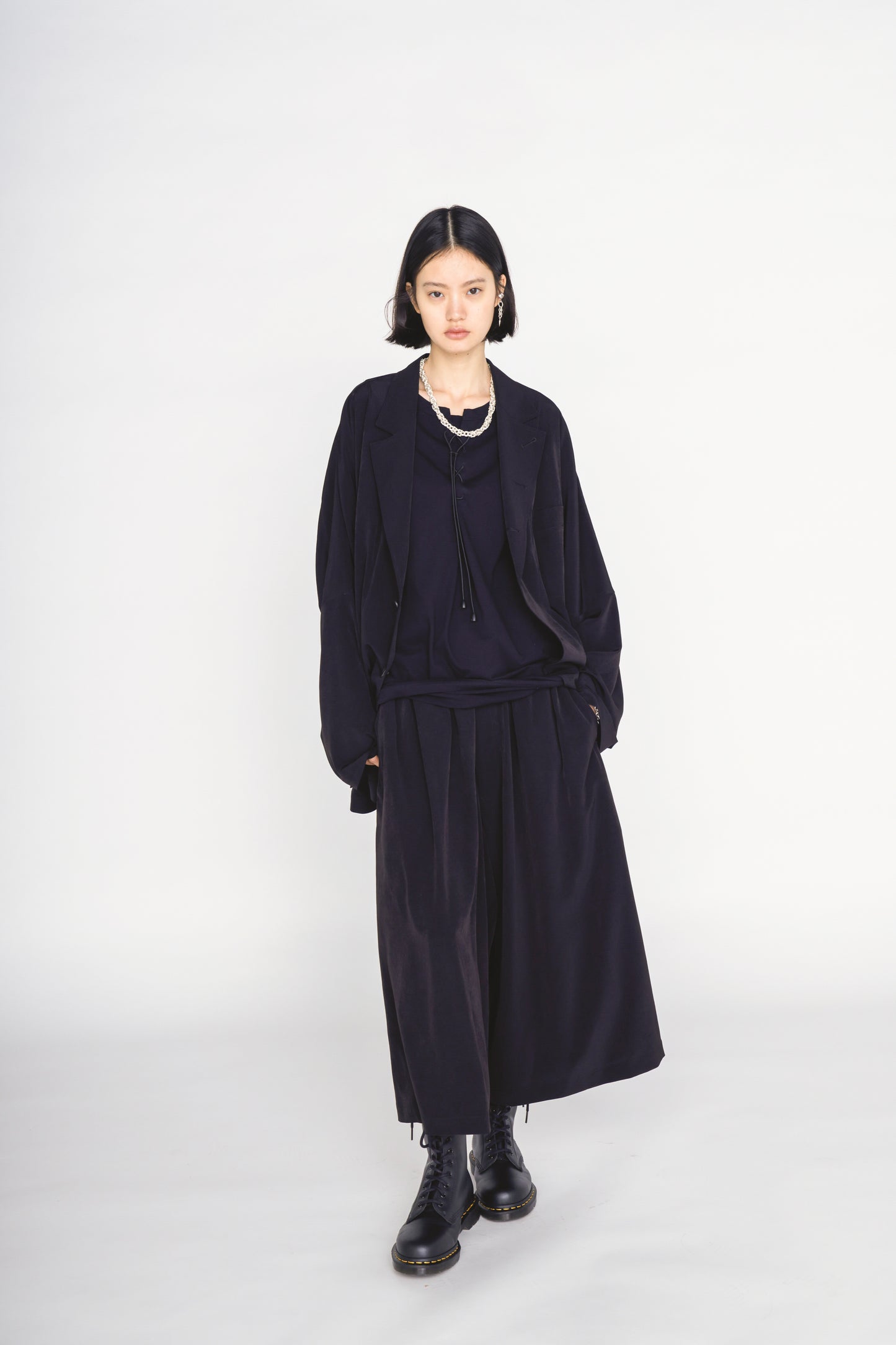 CREPE de CHINE RAGLAN SLEEVE JACKET