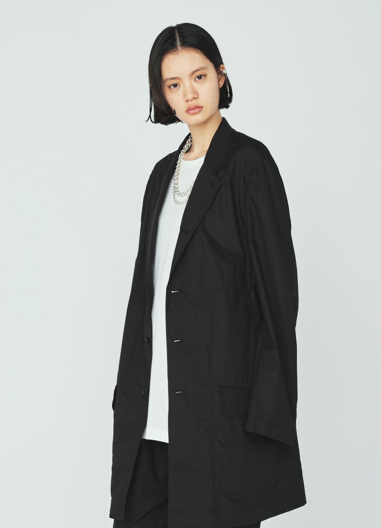 COTTON TYPEWRITER WORK-DETAIL JACKET