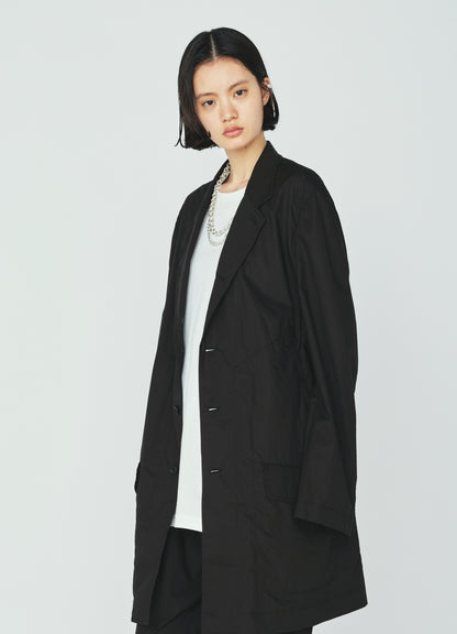 COTTON TYPEWRITER WORK-DETAIL JACKET