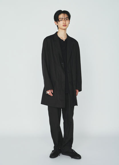 COTTON TYPEWRITER WORK-DETAIL JACKET