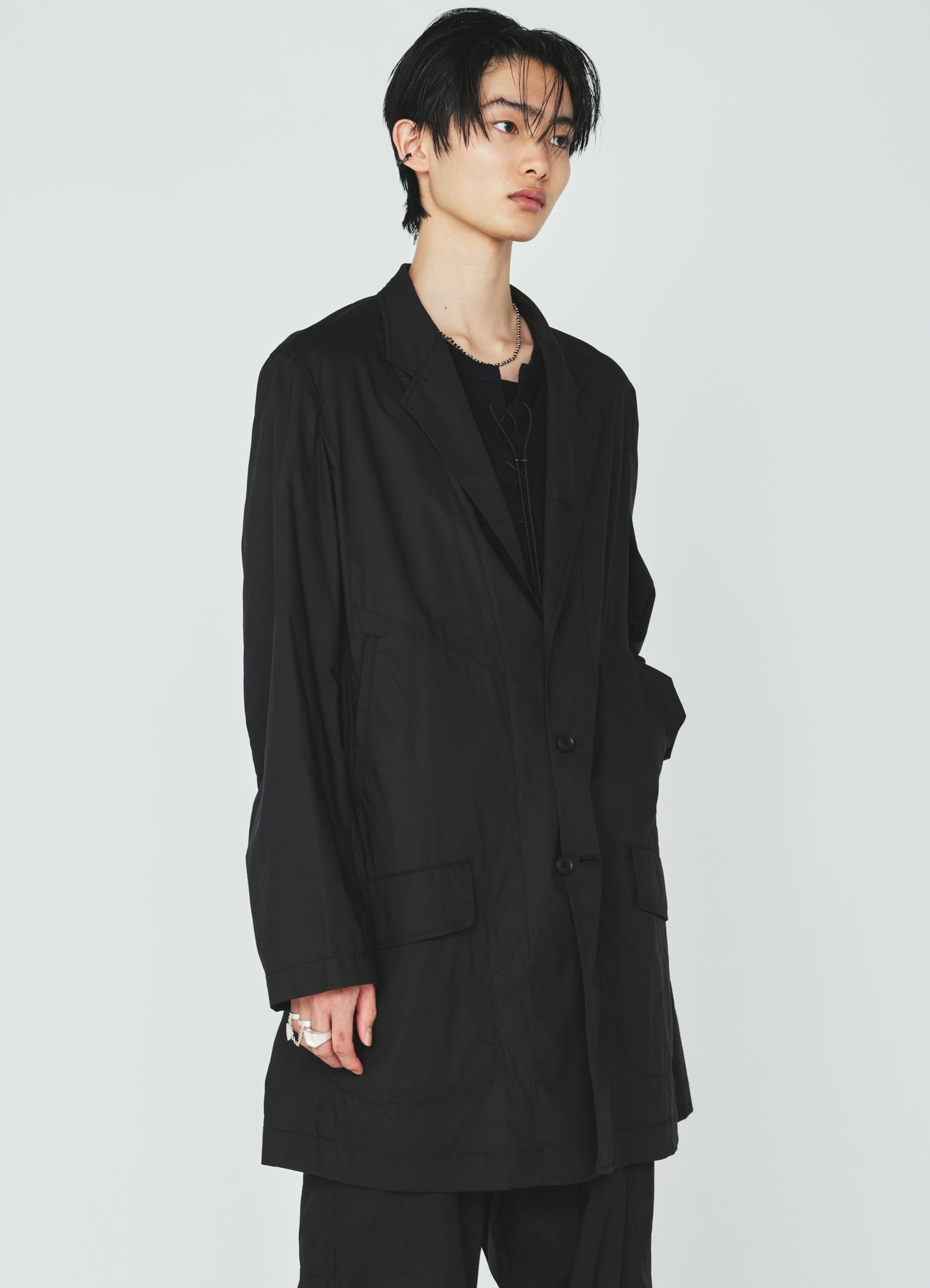 COTTON TYPEWRITER WORK-DETAIL JACKET