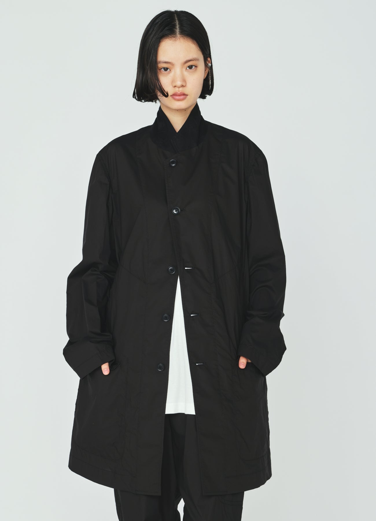 COTTON TYPEWRITER WORK-DETAIL JACKET
