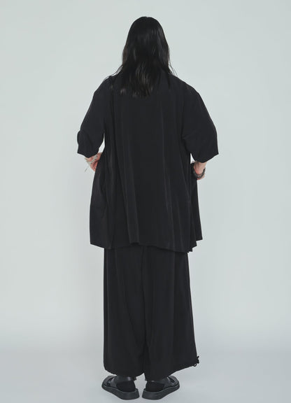 CREPE de CHINE HAKAMA BALLOON PANTS