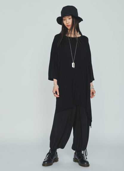 CREPE de CHINE HAKAMA BALLOON PANTS