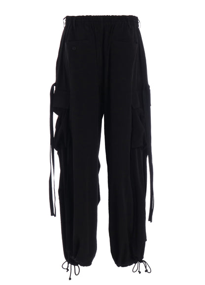 CREPE de CHINE STRAP PANTS
