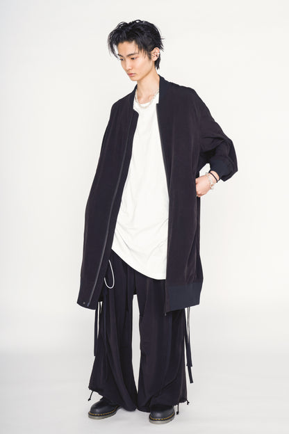 CREPE de CHINE STRAP PANTS