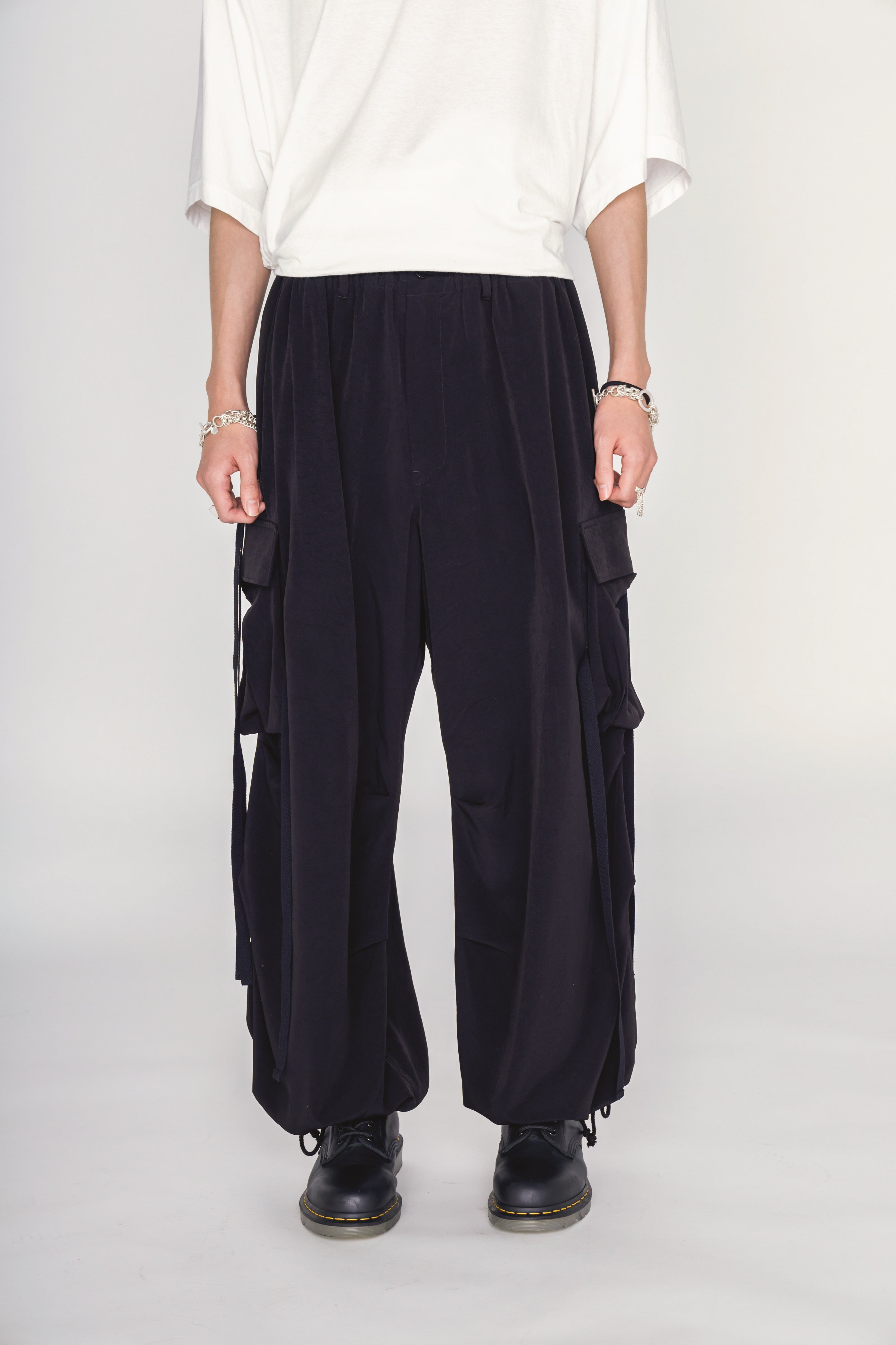 CREPE de CHINE STRAP PANTS – THE SHOP YOHJI YAMAMOTO