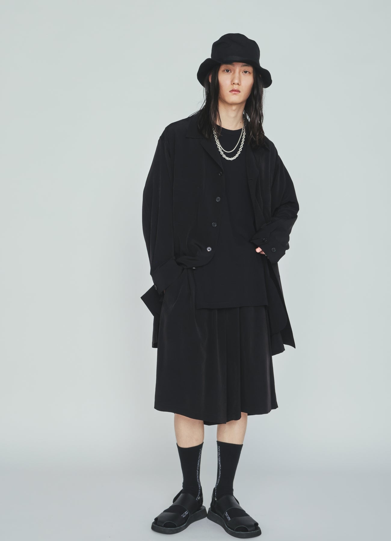 CREPE de CHINE SHORT PANTS – THE SHOP YOHJI YAMAMOTO