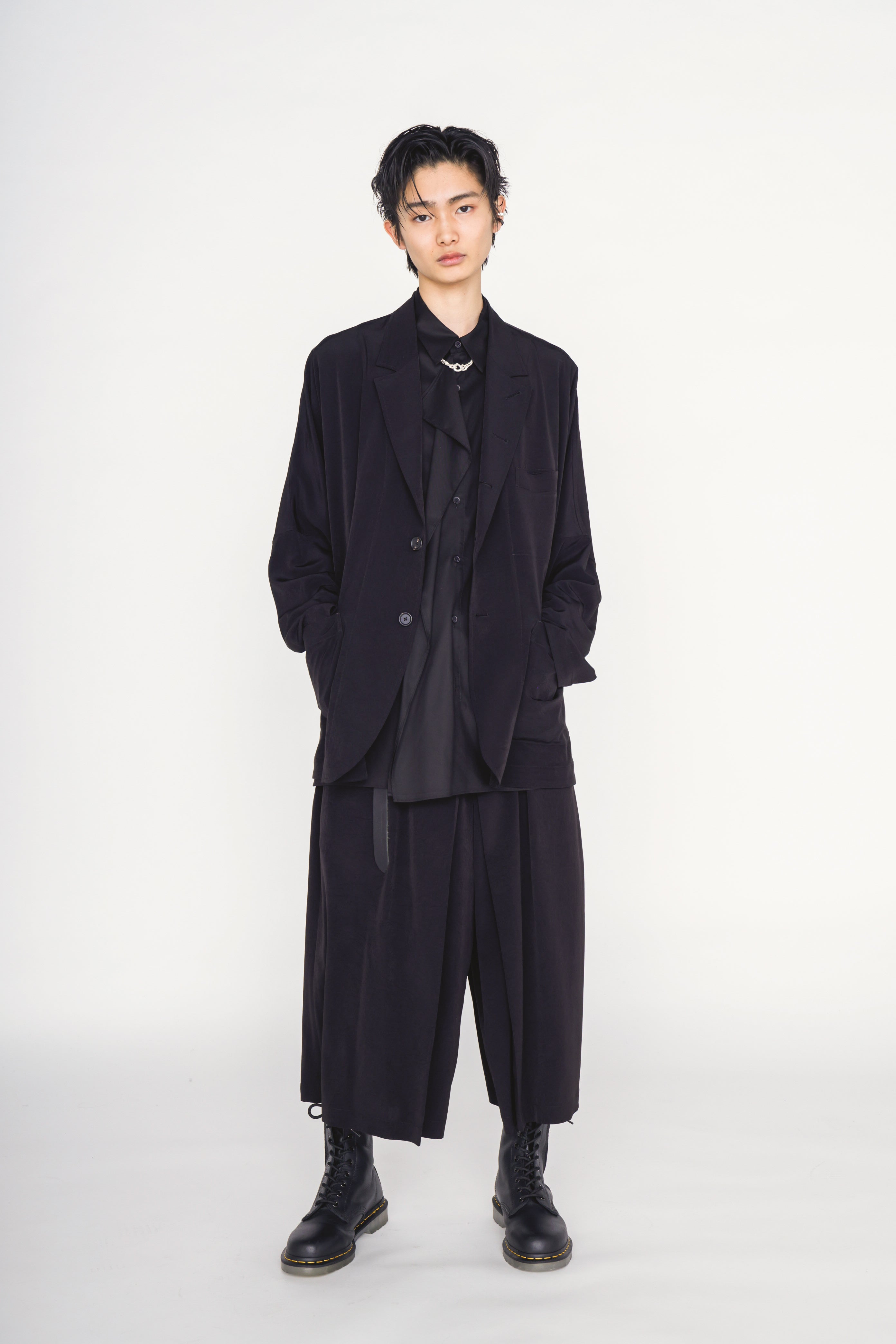 パンツ CREPE de CHINE HAKAMA PANTS CREPE de CHINE HAKAMA PANTS – THE SHOP YOHJI YAMAMOTO
