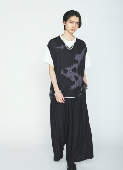 RAYON TWILL BALLOON PANTS